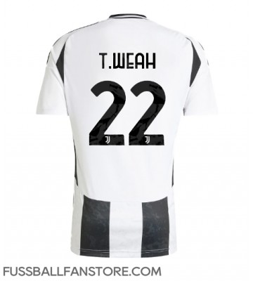 Juventus Timothy Weah #22 Replik Heimtrikot 2024-25 Kurzarm